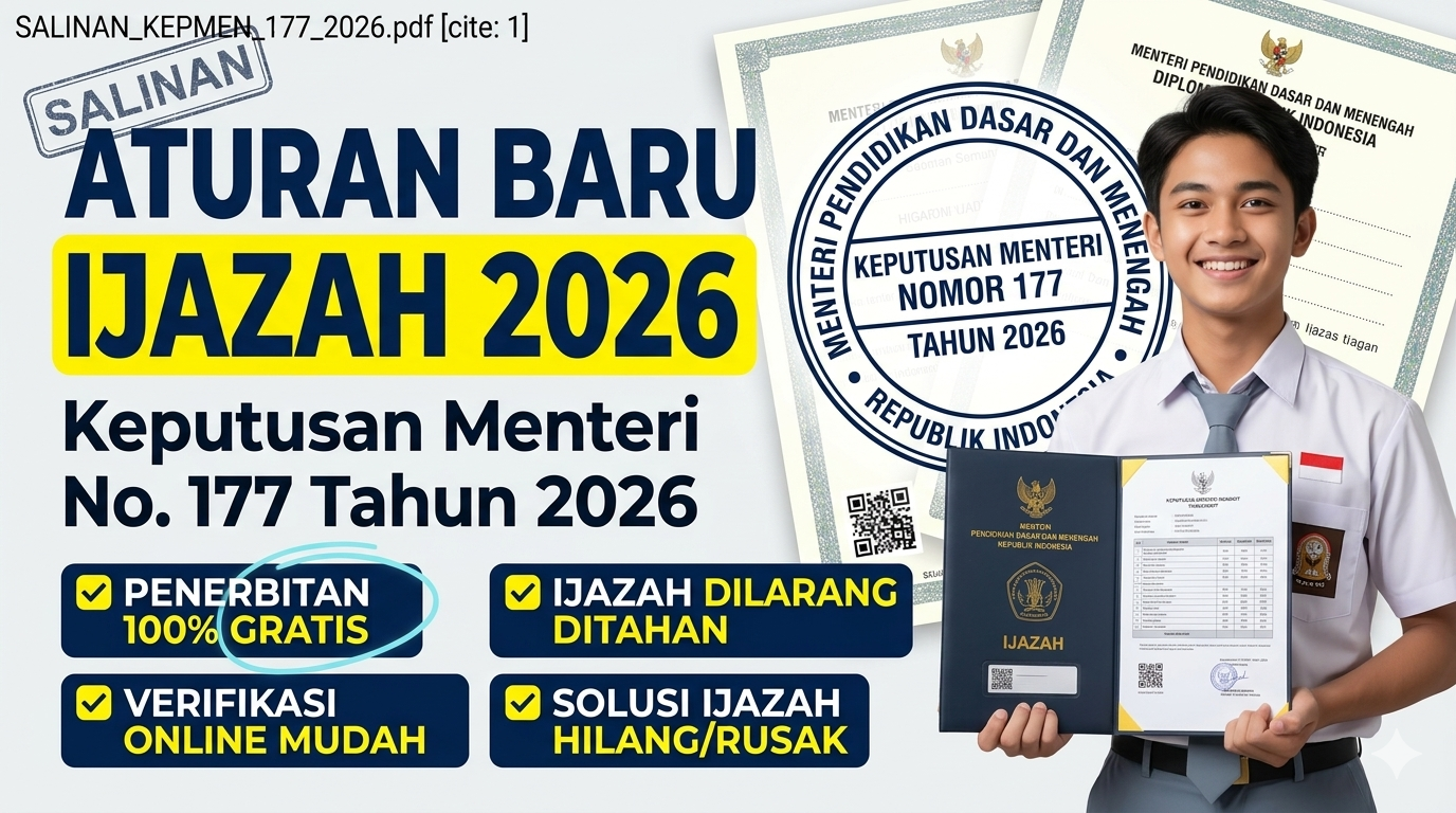 Aturan Baru Penerbitan Ijazah & Transkrip Nilai 2026: Apa Saja yang Perlu Anda Ketahui?