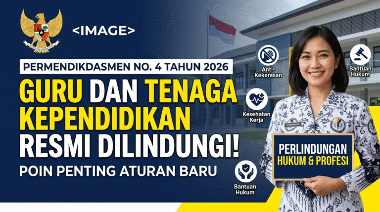 Permendikdasmen No. 4 Tahun 2026: Babak Baru Perlindungan Guru dan Tenaga Kependidikan