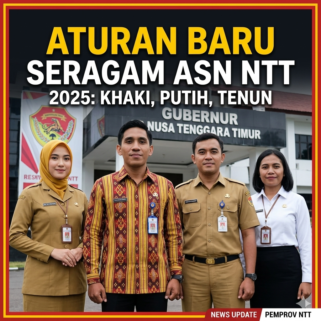 Aturan Pakaian Dinas ASN Pemprov NTT 2026: Ini Jadwal & Ketentuannya!
